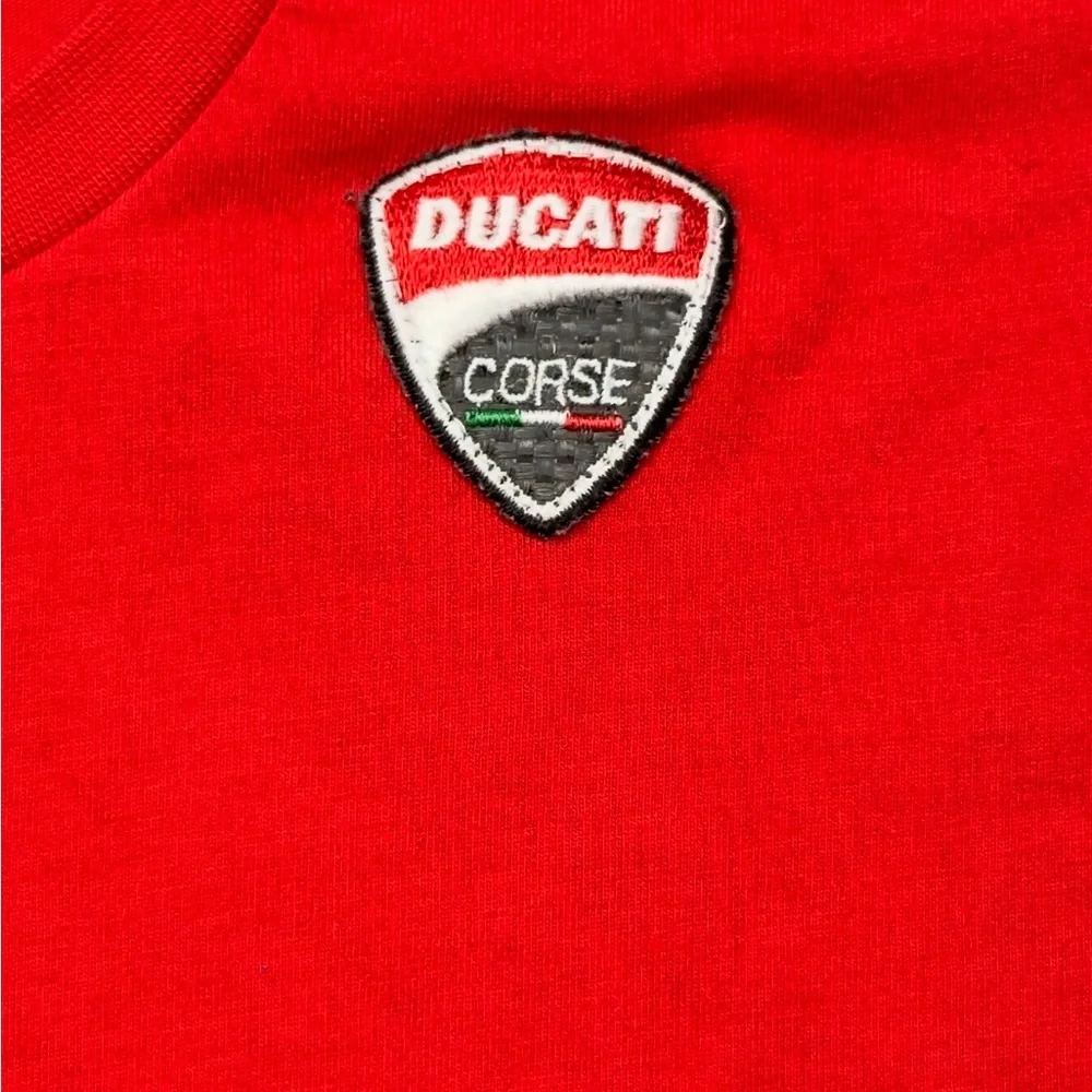 Ducati Corse Women’s Red Logo Tee Moto Racing Slim Fit - Small - Picture 5 of 6
